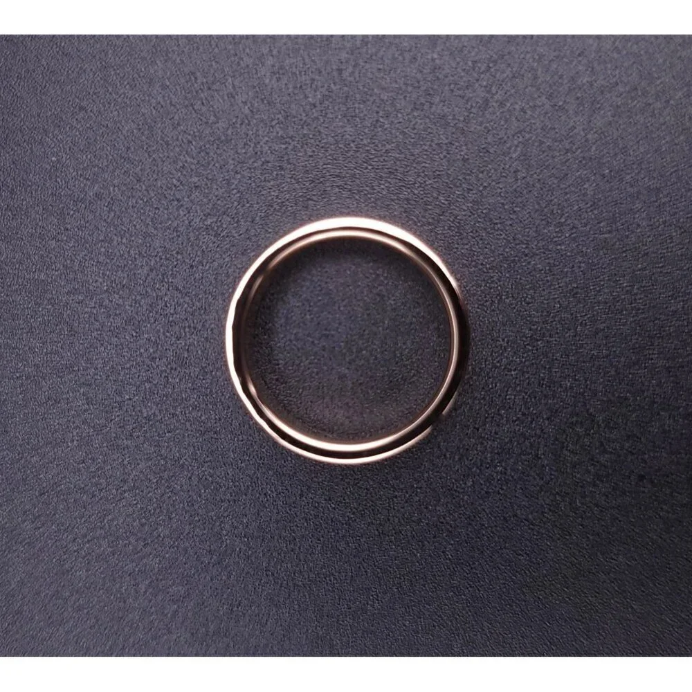 Tiffany & Co 18kt Rose Gold Together Double Milgrain 6mm Wedding Band Size 6.5 - Picture 7 of 15